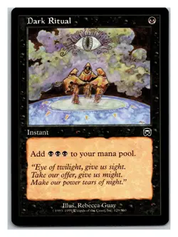 Mercadian Masques #129 Dark Ritual - Image 1