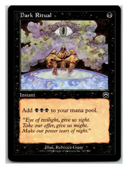 Mercadian Masques #129 Dark Ritual - Image 1