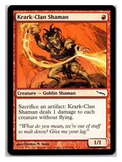 Mirrodin #98 Krark-Clan Shaman - Image 1