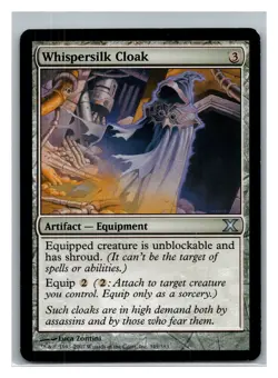 10th Edition #345 Whispersilk Cloak - Image 1