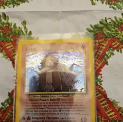 Pokemon Entei Neo Revelation TCG 6/64 Holo Unlimited Rare Card - Image 2