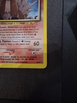 Entei Neo Revelation 1st Edition Holo Rare Pokemon Card 6/64 WOTC TCG LP- MP - Image 5