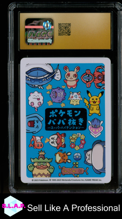DEOXYS POKEMON 2023 OLD MAID SUPER HIGH TENSION JAP PLAYING CARDS CGC PRSITNE 10 - Image 2