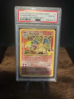 Pokemon TCG Charizard Celebrations 25th Anniversary PSA 10 - Image 1