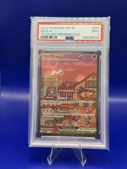 2023 POKEMON SVP EN-SV 151 ULTRA-PREMIUM COLLECTION PROMO #053 MEW EX PSA 9 - Image 1