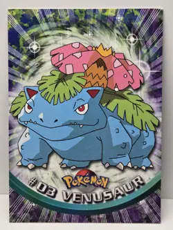 (2) Venusaur #3 Topps BLUE LOGO - NON-HOLO Pokemon Card - NM - US Seller - Image 1