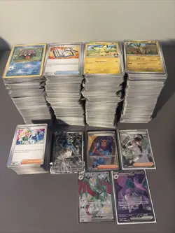 Pokemon TCG Cards Bulk Lot 2100+ Bonus Promo & Full Art NM Condition - Image 1