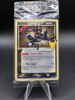 Greninja Gold Star SEALED Promo SWSH144 Pokemon Holo Celebrations SWIRL 💫💫 4 - Image 1