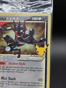 Greninja Gold Star SEALED Promo SWSH144 Pokemon Holo Celebrations SWIRL 💫💫 4 - Image 2
