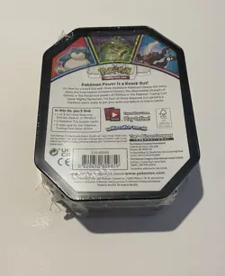 Pokemon Mighty Mysterious Tin (Snorlax) - NEW SEALED - Image 2
