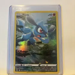 Pokemon TCG Riolu -GG26/GG70- Crown Zenith: Galarian Gallery Alternate Art NM - Image 2