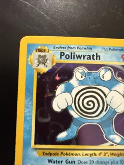 Pokemon TCG Poliwrath Base Set 13/102 Holo 1999-2000 Wizards Base Set Holo Rare - Image 2