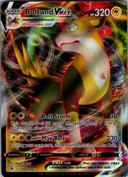 [NM] Boltund VMAX Holo 104/264 SWSH08: Fusion Strike - Pokemon TCG - SKU86 - Image 1