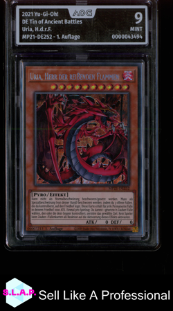 URIA, H.D.R.F. YU-GI-OH! 2021 MP21-DE252 TIN OF ANCIENT BATTLES AOG 9 - Image 1