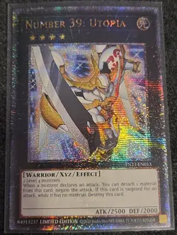 Yugioh Number 39: Utopia TN23-EN013 Quarter Century Rare Limited Edition NM - Image 1