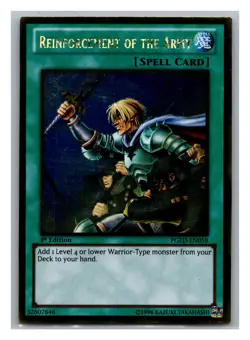 Premium Gold #PGLD-EN058 Reinforcement of the Army - 1st Ed. - Image 1