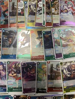 One Piece LOT (400+) 3 Tins, 3 Sealed Promo Cards, SR, R, Don, Leaders - Image 2