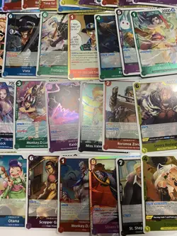 One Piece LOT (400+) 3 Tins, 3 Sealed Promo Cards, SR, R, Don, Leaders - Image 3