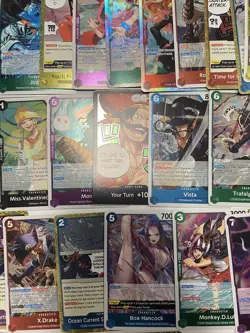One Piece LOT (400+) 3 Tins, 3 Sealed Promo Cards, SR, R, Don, Leaders - Image 5