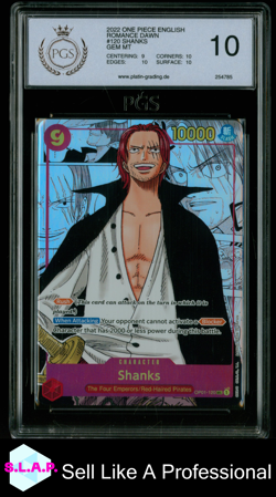 SHANKS 2022 ONE PIECE ENGLISH ROMANCE DAWN 120 PGS 10 - Image 1