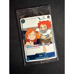 One Piece Card Game Azure Sea's OP14 Girl Winner Foil Card SEALED - Image 1