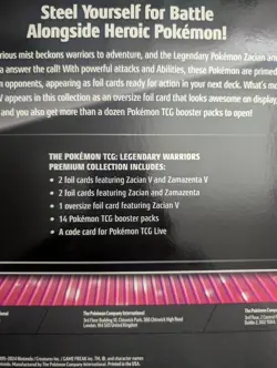 Pokemon Trading Card Game Legendary Warriors Premium Collection FACTORY SEALED - Image 3