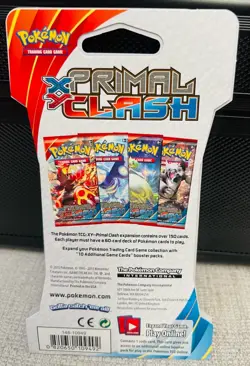 RARE 2015 Pokemon TCG: Primal Clash Booster Pack Sleeved XY New Factory Sealed 820650109492 - Image 2