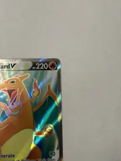 Pokemon Tcg Charizard V (Full Art) 153/172 Swsh09: Brilliant Stars Holo NM - Image 4