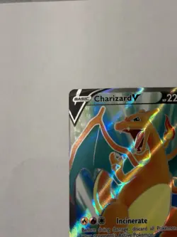 Pokemon Tcg Charizard V (Full Art) 153/172 Swsh09: Brilliant Stars Holo NM - Image 5