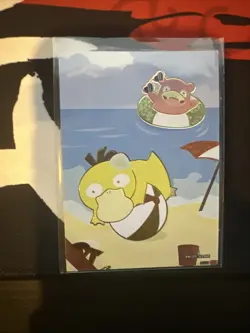 NON TCG Chinese Pokemon Elf Eif Origin Collection 2.0 Beach PT 005 Psyduck - Image 1