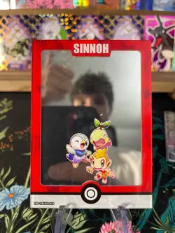 ⚡Box Hit NON TCG Pokemon Eif Origin Collection Sinoh Starters Acrylic Mirror ⚡ - Image 1