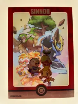 ⚡Box Hit NON TCG Pokemon Eif Origin Collection Sinoh Starters Acrylic Mirror ⚡ - Image 2
