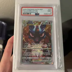 2019-2023 Pokemon SWSH Black Star Promos Lucario VSTAR #SWSH291 PSA 9 - Image 1