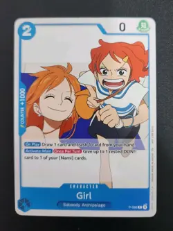 Nami Girl P-096 One Piece Prerelease Participation Fan Letter Promo English Card - Image 1