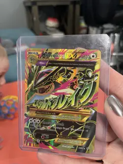 Pokemon Mega Rayquaza EX Holo TCG Card Standard Size English - Image 2