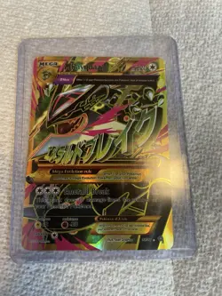 Pokemon Mega Rayquaza EX Holo TCG Card Standard Size English - Image 3