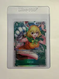 OP08-023 Carrot Two Legends One Piece Super Rare Foil Card CCG - Image 1