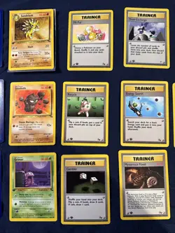 Pokemon Tcg 1st Edition Fossil Card Lot And Trainers - Image 4