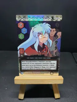 Inuyasha, Protector of Kagome 114 Rare Foil Inuyasha Score Trading Card Game TCG - Image 1