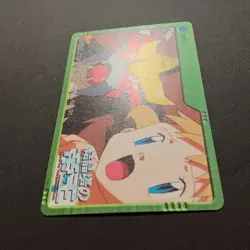 Pokemon Carddass Bandai Anime Collection Entei Ash PRISM HOLO Card Movie 7 2000 - Image 4