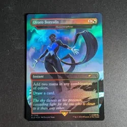 Ororo Borealis Storm MTG Secret Lair Marvel Card Rainbow FOIL IN HAND - Image 1