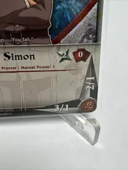 2002 Naruto CCG Rare Diamond FOIL St. Simon 190 LP card - Image 5