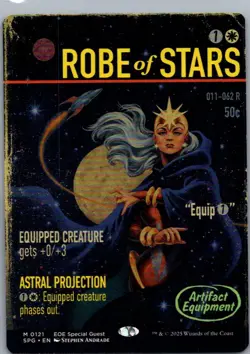 Robe of Stars (Showcase) 121 Mythic Special Guests Magic: The Gathering NM - Image 1
