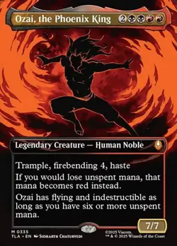 Ozai, the Phoenix King (#335) - Foil Extended Art TLA NM MTG - Image 1