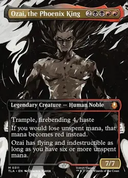 Ozai, the Phoenix King (#311) - Foil Extended Art TLA NM MTG - Image 1