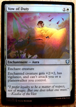 Vow Of Duty - Foil - Commander Legends - NM - EN - 054 - Image 1