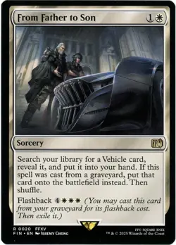 From Father to Son - 0020 - Final Fantasy - MTG - NM/M - Image 1