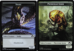 Phyrexian Germ / Snake Double-Sided Token (FOIL) - [Modern Horizons 3] MTG 💀 - Image 1