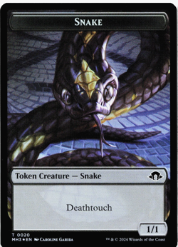 Phyrexian Germ / Snake Double-Sided Token (FOIL) - [Modern Horizons 3] MTG 💀 - Image 2