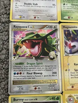 Lot Of 138 Pokemon Trading Cards Rare Rayquaza C LV.X #D Ditto Nidoking 11 - Image 2